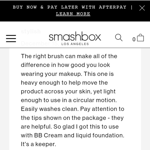 Smashbox "buildable"foundation brush.#13, NEW.....smashbox/ Los Angeles - Picture 8 of 9